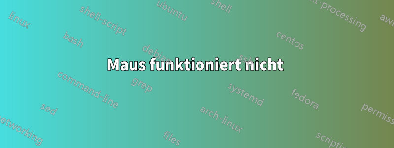 Maus funktioniert nicht