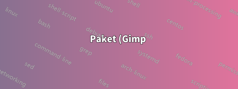 Paket (Gimp) kann im Terminal nicht gefunden werden und im Softwarecenter wird „nicht gefunden“ angezeigt