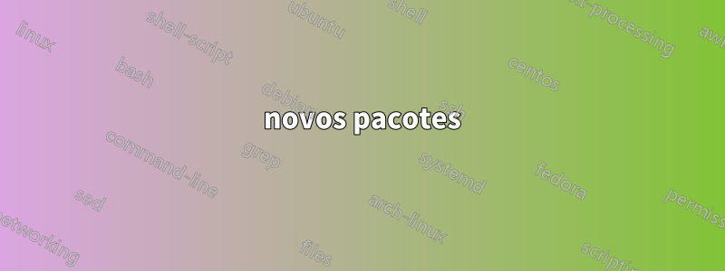 81 novos pacotes