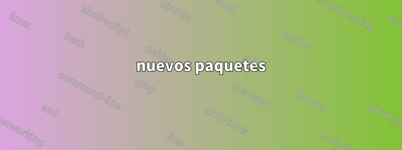 81 nuevos paquetes