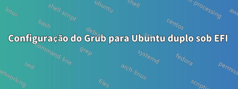 Configuração do Grub para Ubuntu duplo sob EFI