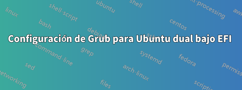 Configuración de Grub para Ubuntu dual bajo EFI