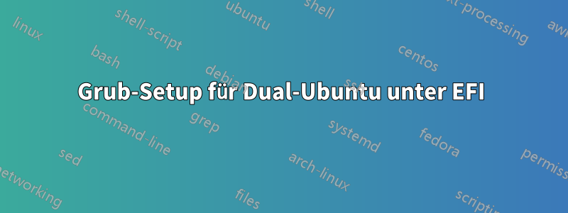 Grub-Setup für Dual-Ubuntu unter EFI