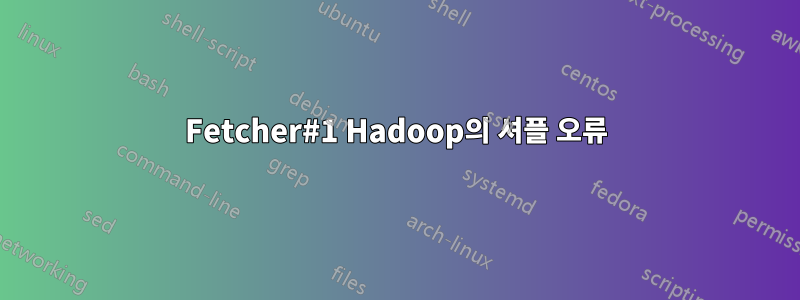 Fetcher#1 Hadoop의 셔플 오류