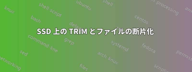 SSD 上の TRIM とファイルの断片化