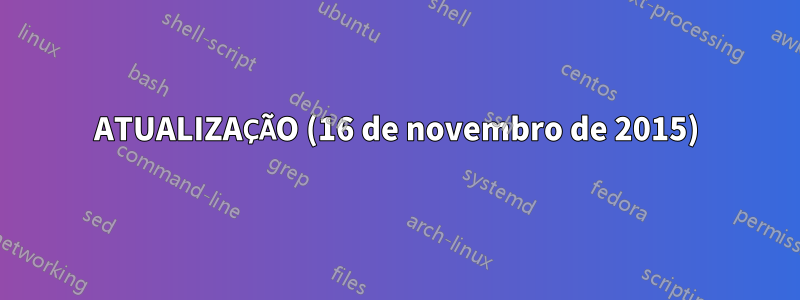 ATUALIZAÇÃO (16 de novembro de 2015)