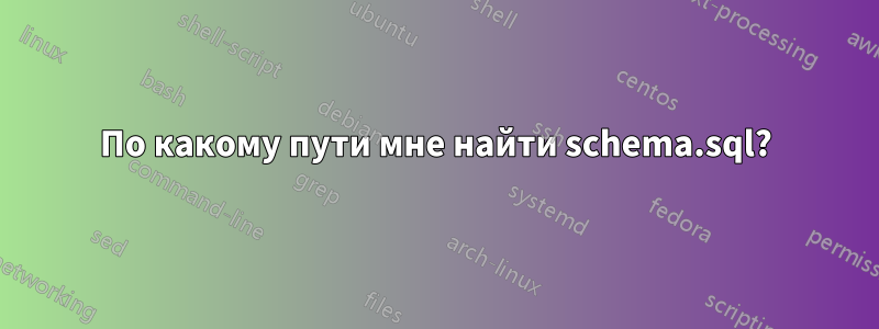 По какому пути мне найти schema.sql?