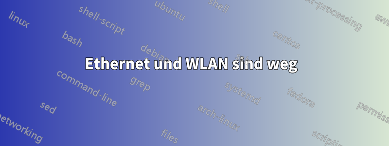 Ethernet und WLAN sind weg 