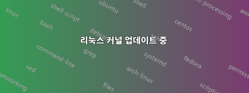리눅스 커널 업데이트 중