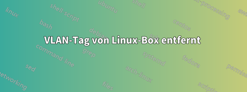 VLAN-Tag von Linux-Box entfernt