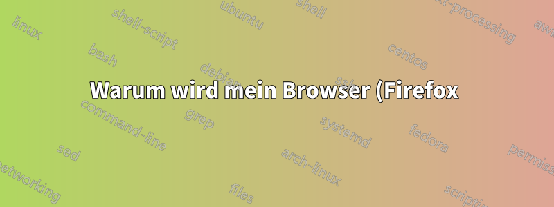 Warum wird mein Browser (Firefox) in Ubuntu 14.04 ständig zufällig dunkler?