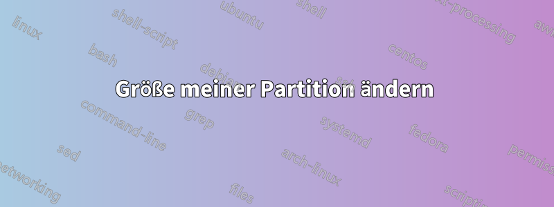 Größe meiner Partition ändern