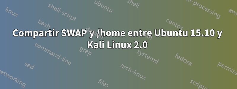 Compartir SWAP y /home entre Ubuntu 15.10 y Kali Linux 2.0