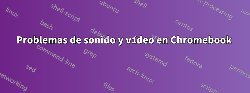 Problemas de sonido y vídeo en Chromebook