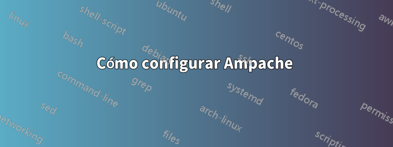 Cómo configurar Ampache