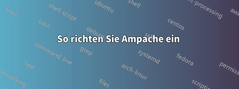 So richten Sie Ampache ein