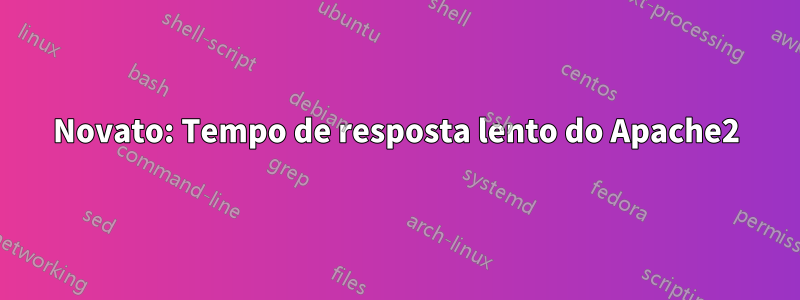 Novato: Tempo de resposta lento do Apache2