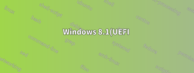 Windows 8.1(UEFI) 및 GPT 파티션 하드 드라이브가 사전 설치된 Hp pavilion 13 노트북에 Ubuntu 14.0.04 LTS를 설치하는 동안 검은색 화면이 나타남