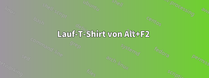 Lauf-T-Shirt von Alt+F2