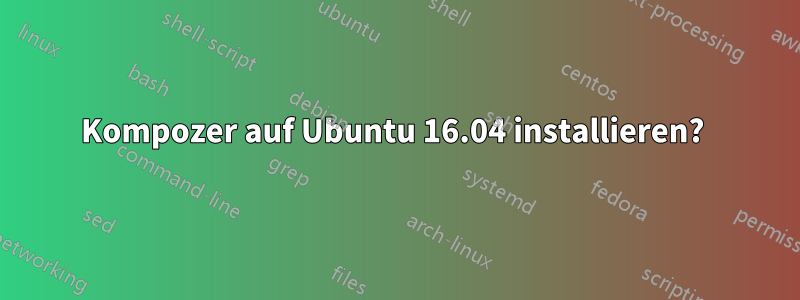 Kompozer auf Ubuntu 16.04 installieren? 