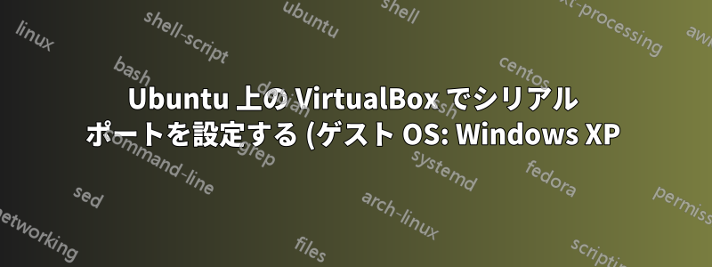 Ubuntu 上の VirtualBox でシリアル ポートを設定する (ゲスト OS: Windows XP)