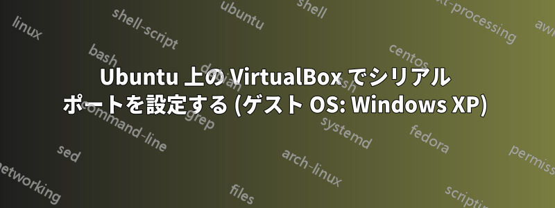 Ubuntu 上の VirtualBox でシリアル ポートを設定する (ゲスト OS: Windows XP)