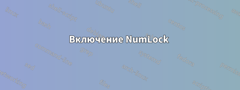 Включение NumLock