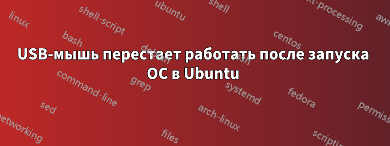 USB-мышь перестает работать после запуска ОС в Ubuntu