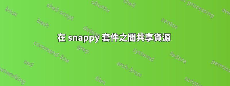 在 snappy 套件之間共享資源