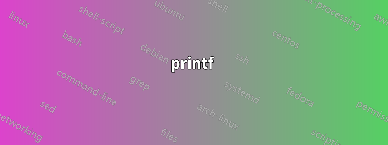 printf