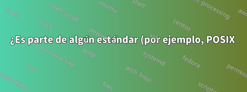 ¿Es parte de algún estándar (por ejemplo, POSIX) que los archivos del sistema deban estar en minúsculas?