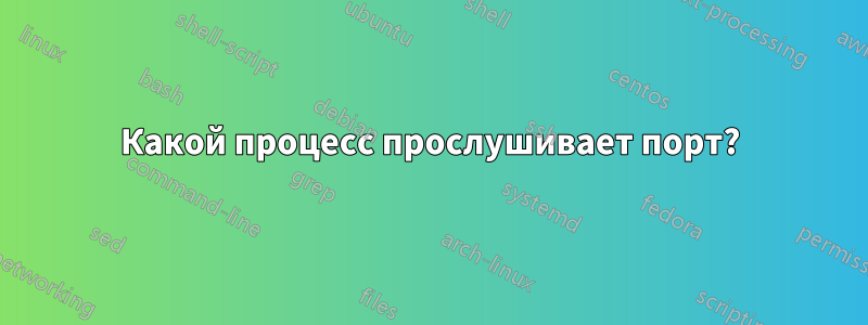 Какой процесс прослушивает порт?