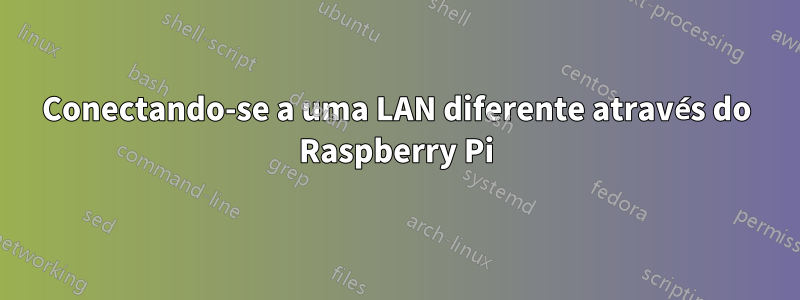 Conectando-se a uma LAN diferente através do Raspberry Pi