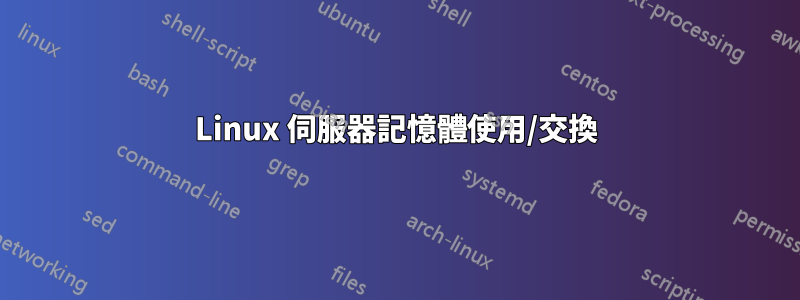 Linux 伺服器記憶體使用/交換