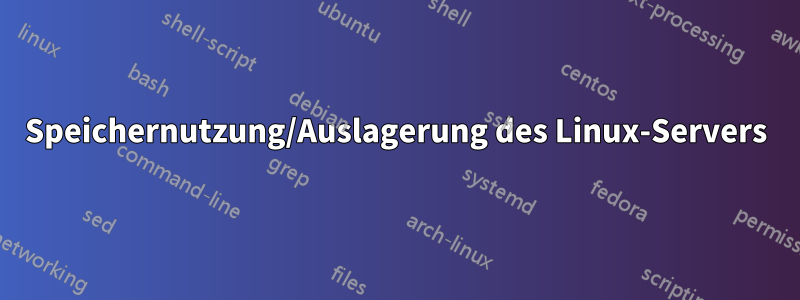 Speichernutzung/Auslagerung des Linux-Servers