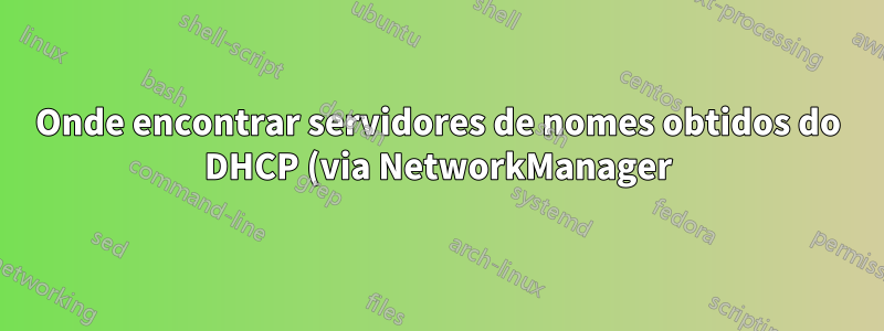 Onde encontrar servidores de nomes obtidos do DHCP (via NetworkManager)?