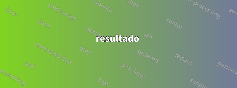 resultado