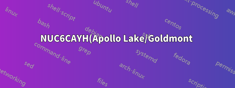 NUC6CAYH(Apollo Lake/Goldmont)의 Centos 7 - 메사 업데이트가 필요합니까?