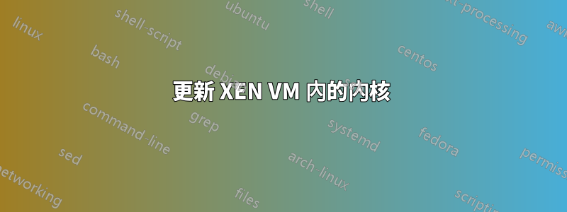 更新 XEN VM 內的內核