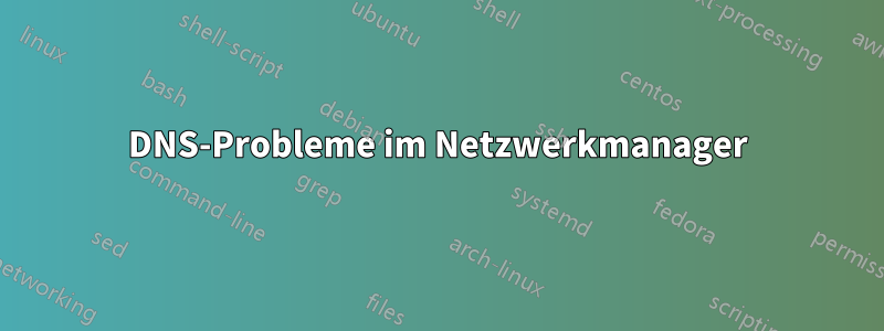 DNS-Probleme im Netzwerkmanager