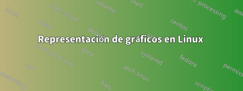 Representación de gráficos en Linux