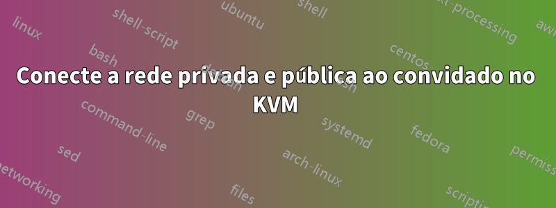Conecte a rede privada e pública ao convidado no KVM