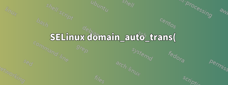 SELinux domain_auto_trans()