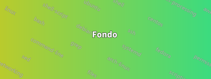 Fondo
