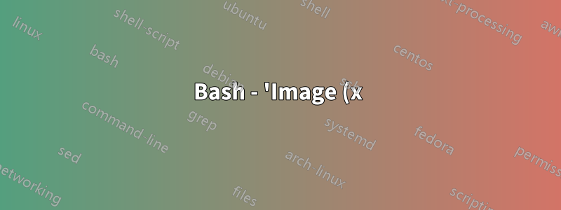 Bash - 'Image (x).png' 파일 이름 바꾸기