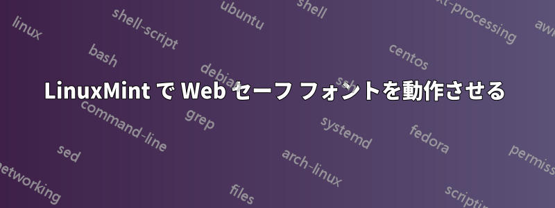 LinuxMint で Web セーフ フォントを動作させる