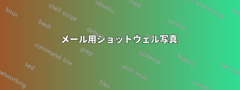 メール用ショットウェル写真