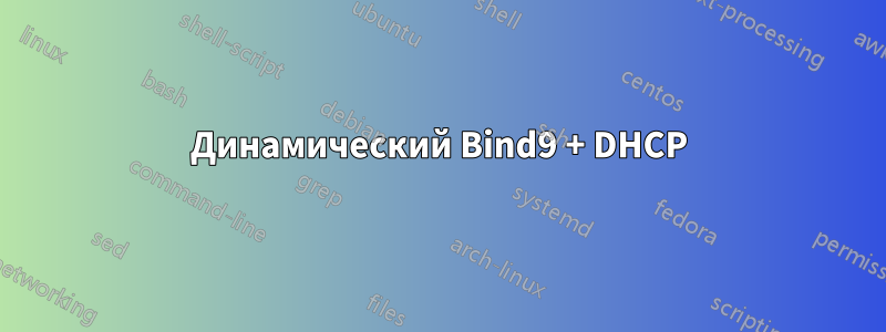 Динамический Bind9 + DHCP