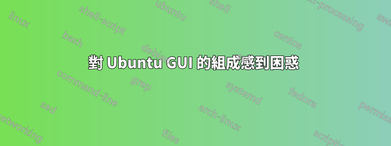 對 Ubuntu GUI 的組成感到困惑