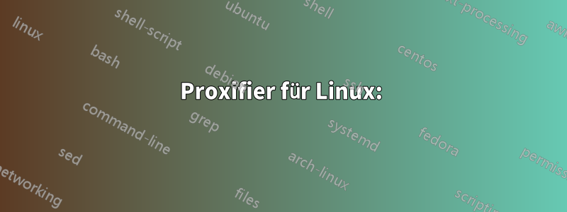 Proxifier für Linux: